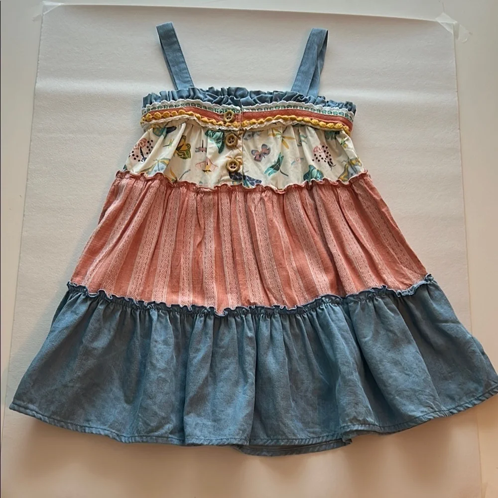Matilda Jane 2Y Let’s Go Together Love Bug Butterfly Moth Dress Size 2